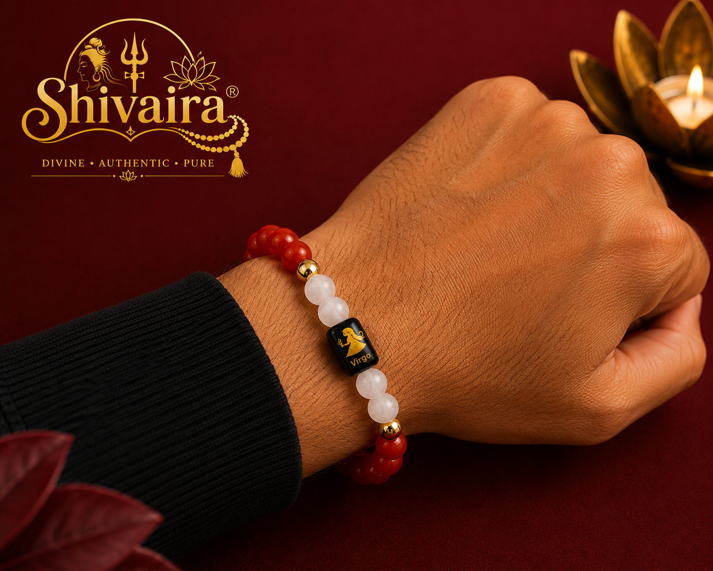 Virgo Zodiac Natural Crystal Bracelet for Men & Women | Kanya Rashi Bracelet | Authentic & Lab Certified