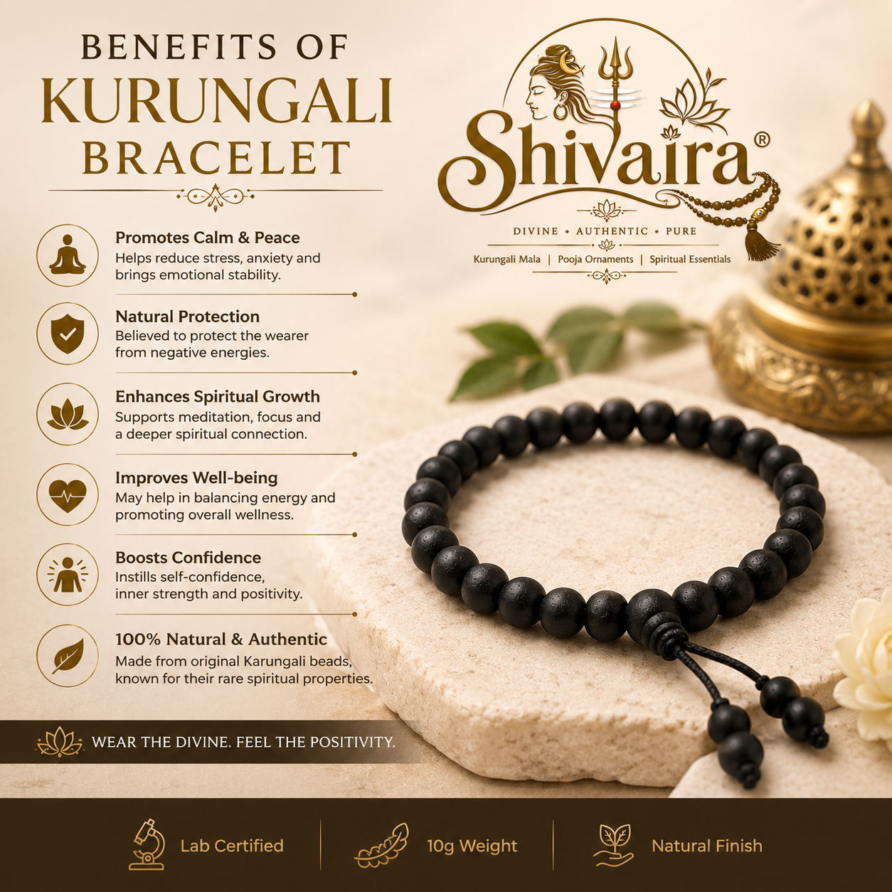 Original Karungali Bracelet for Men & Women | Authentic & Lab Certified